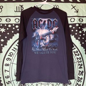Mens Long Sleeve AC/DC Tee